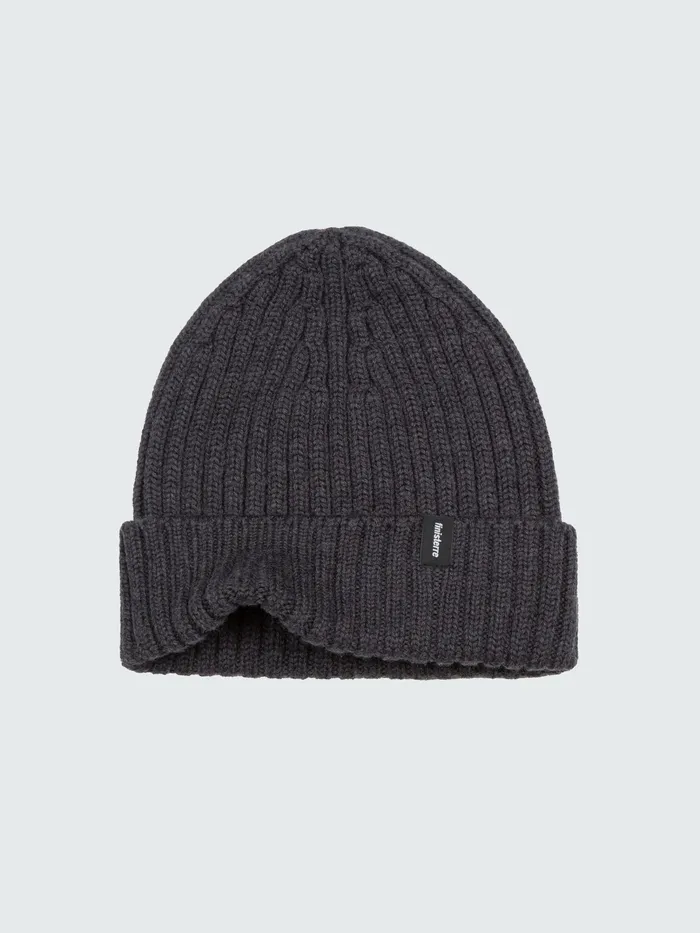 Finisterre Hats and Beanies MenWomen Fisherman Beanie Charcoal