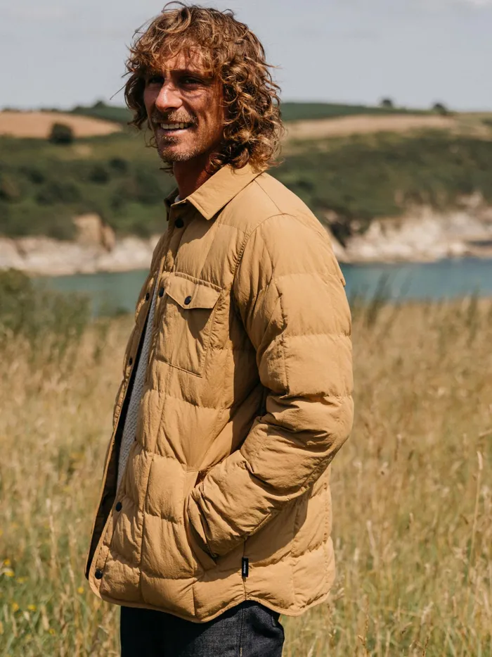 Finisterre Jackets and Coats Men Lapwing Shirt Wheat