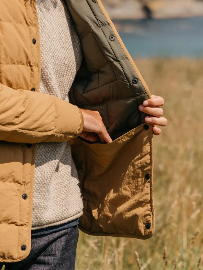 Finisterre Jackets and Coats Men Lapwing Shirt Wheat