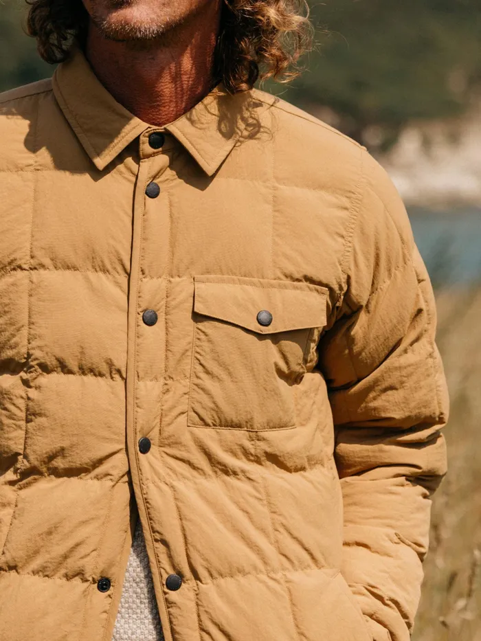 Finisterre Jackets and Coats Men Lapwing Shirt Wheat