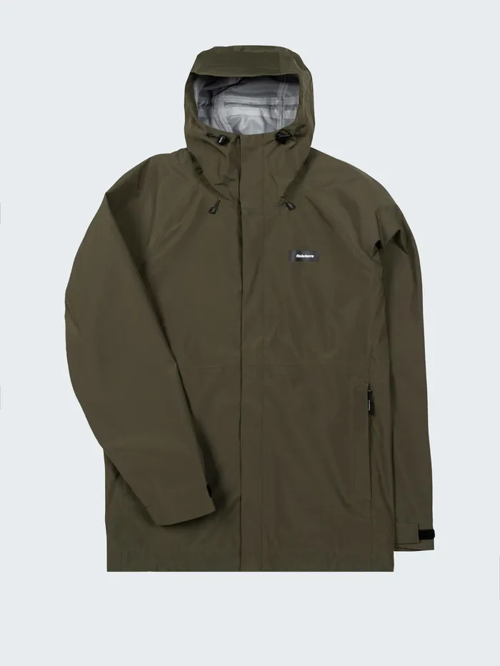Finisterre Jackets and Coats Men Skybird Waterproof Jacket Olive