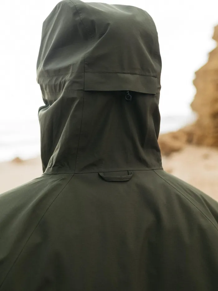 Finisterre Jackets and Coats Men Skybird Waterproof Jacket Olive