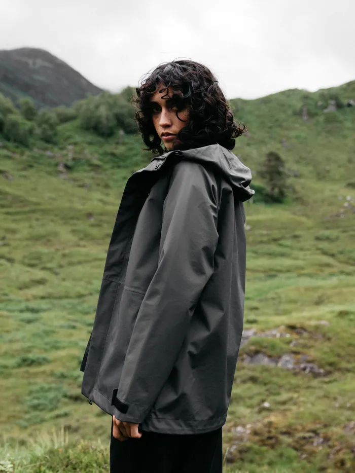 Finisterre Jackets and Coats Women Skybird Waterproof Jacket Raven Black