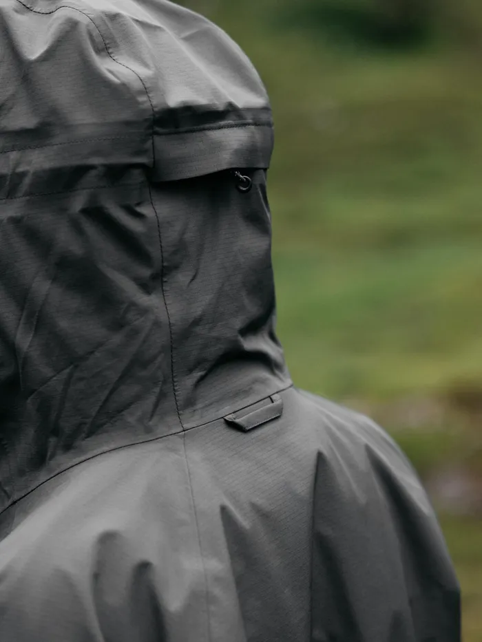 Finisterre Jackets and Coats Women Skybird Waterproof Jacket Raven Black