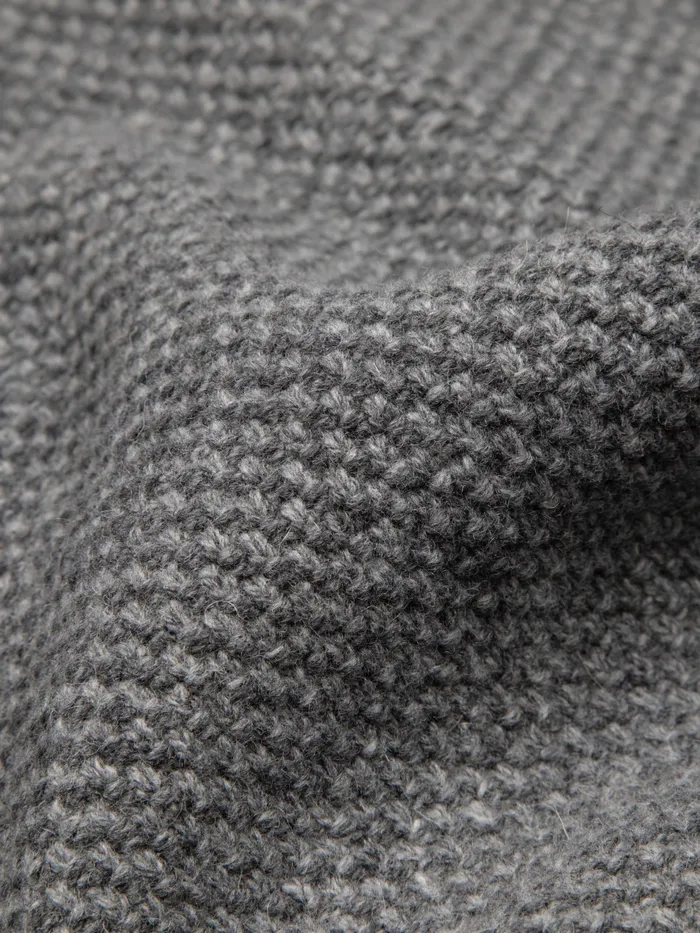 Finisterre Knitwear Men Barents Sweater Grey Marl