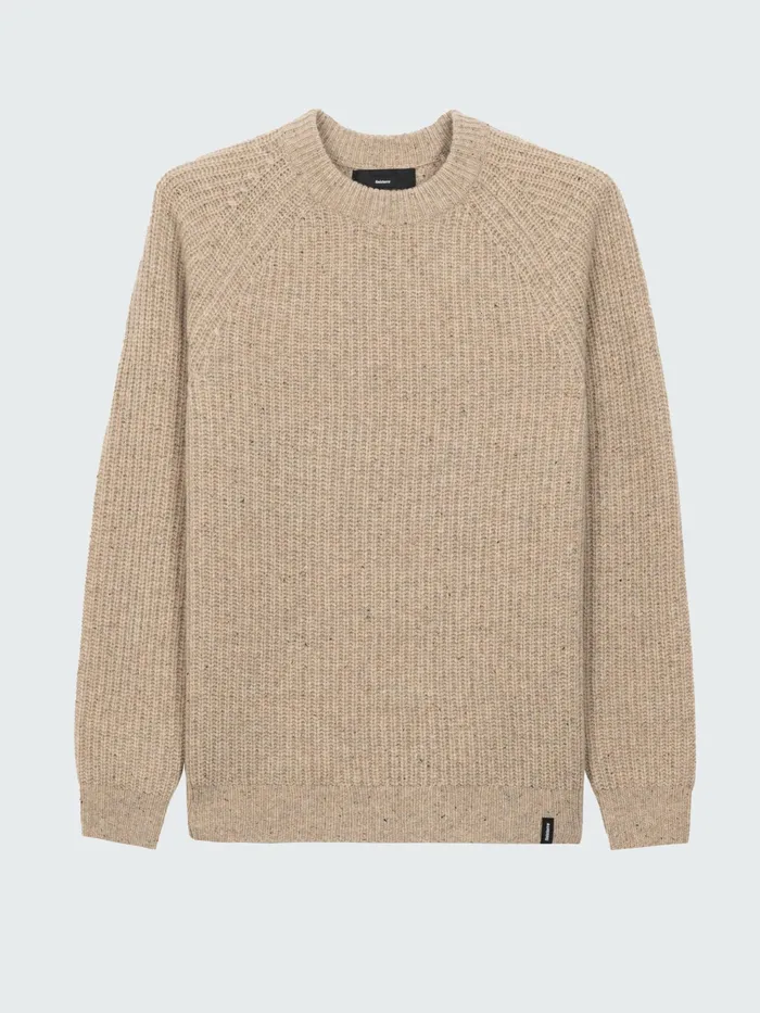 Finisterre Knitwear Men Mora Knit Sweater Oatmeal