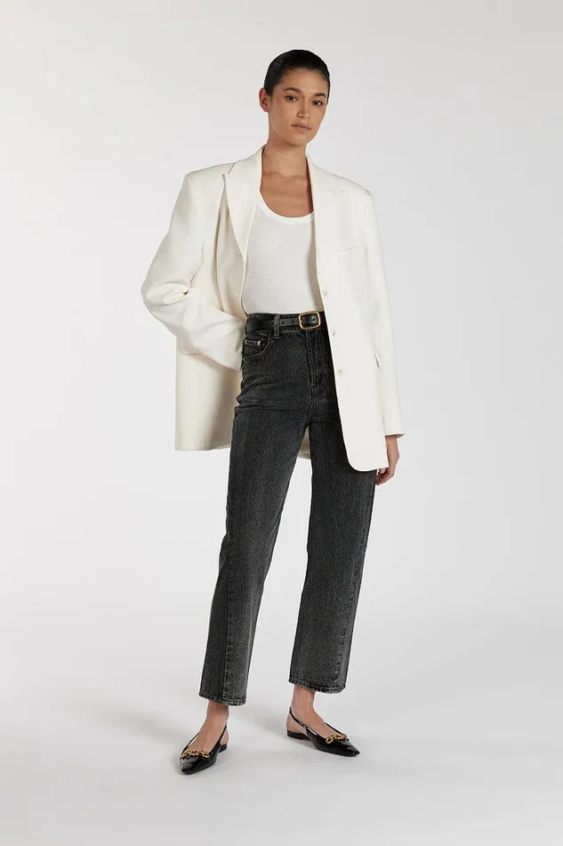 FINN WASHED BLACK TWISTED SEAM JEAN Women DISSH Pants