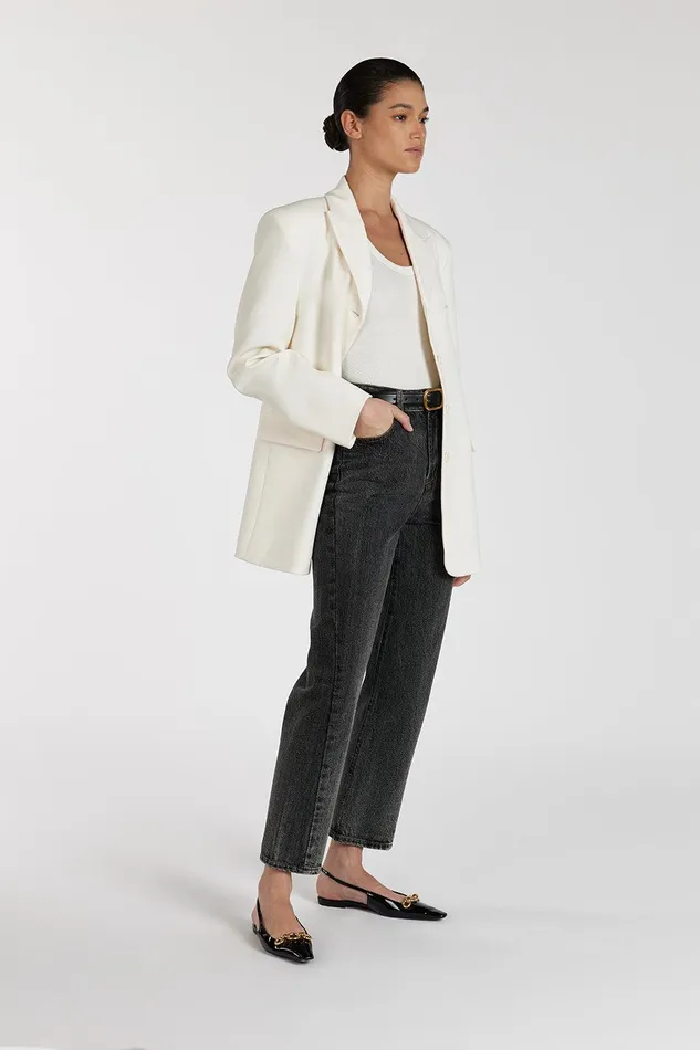 FINN WASHED BLACK TWISTED SEAM JEAN Women DISSH Pants