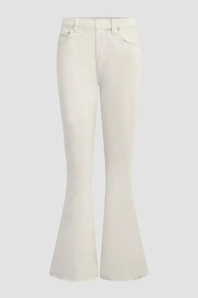 Flare Women Hudson Jeans Holly HighRise Flare Barefoot Jean Egret