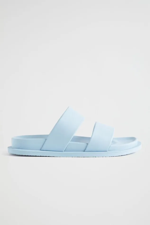 Flats Woman Seed Heritage Double Strap Jelly Bluebell