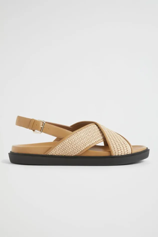 Flats Woman Seed Heritage Tara Footbed Sandal Toffee