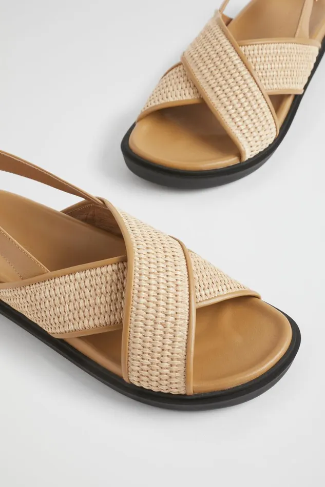 Flats Woman Seed Heritage Tara Footbed Sandal Toffee