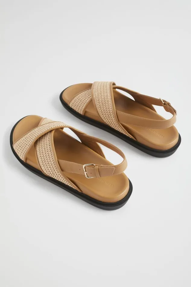 Flats Woman Seed Heritage Tara Footbed Sandal Toffee