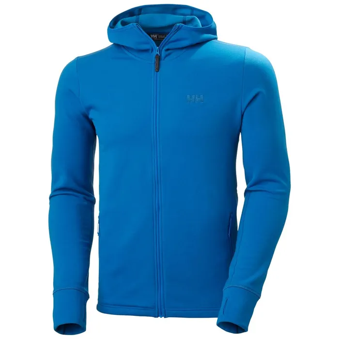 Fleece Men Helly Hansen POWER STRETCH PRO GLACIER HOOD 639 Electric Bl