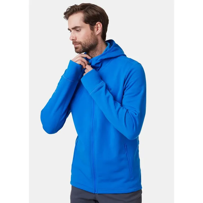 Fleece Men Helly Hansen POWER STRETCH PRO GLACIER HOOD 639 Electric Bl