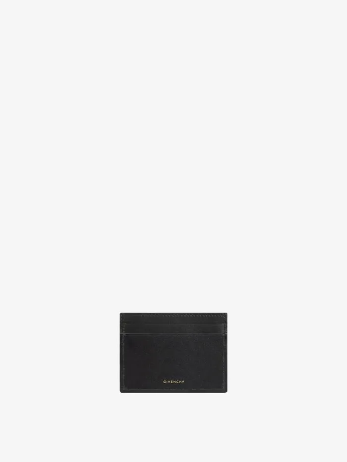 GCut Card Holder In 4g Coated Canvas And Leather Black Women Givenchy Wallets and Card Holders