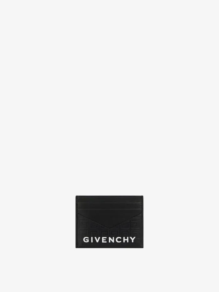 GCut Card Holder In 4g Leather Black Women Givenchy Wallets and Card Holders