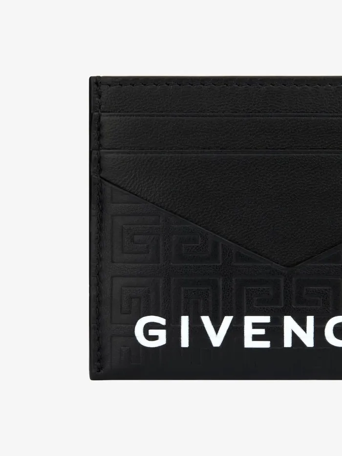 GCut Card Holder In 4g Leather Black Women Givenchy Wallets and Card Holders