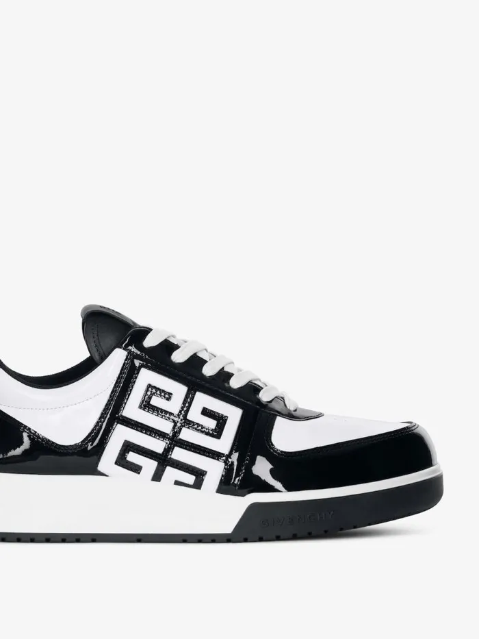 G4 Sneakers In Patent Leather Blackwhite Women Givenchy Sneakers