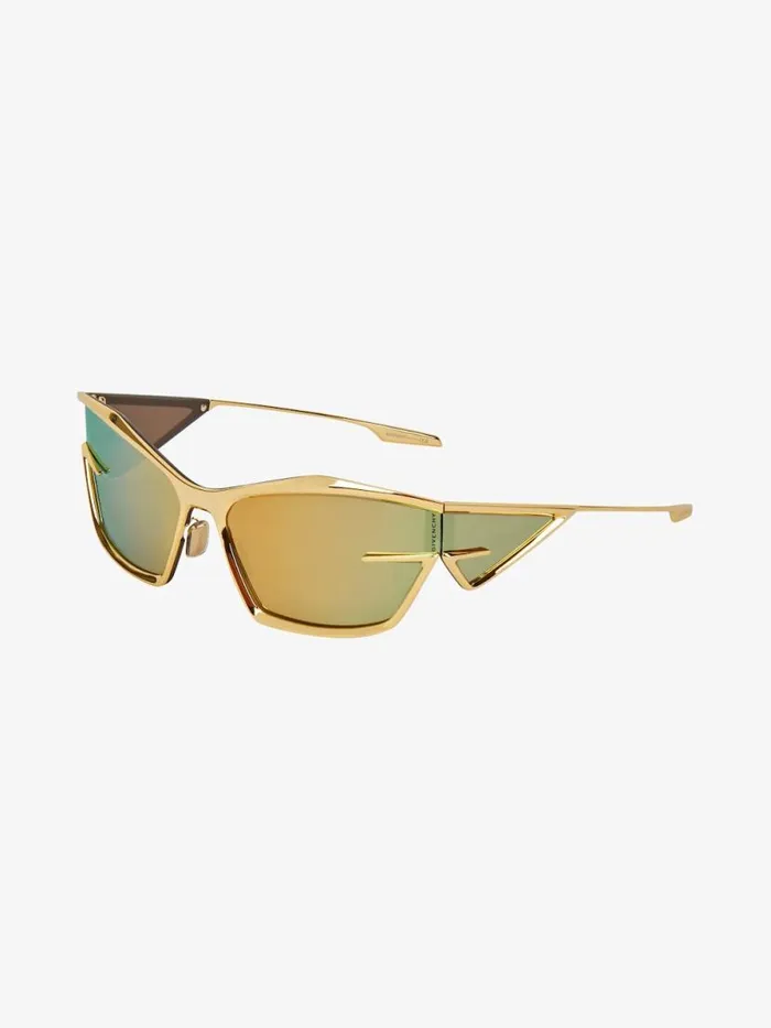 Giv Cut Unisex Sunglasses In Metal Golden WomenMen Givenchy Sunglasses