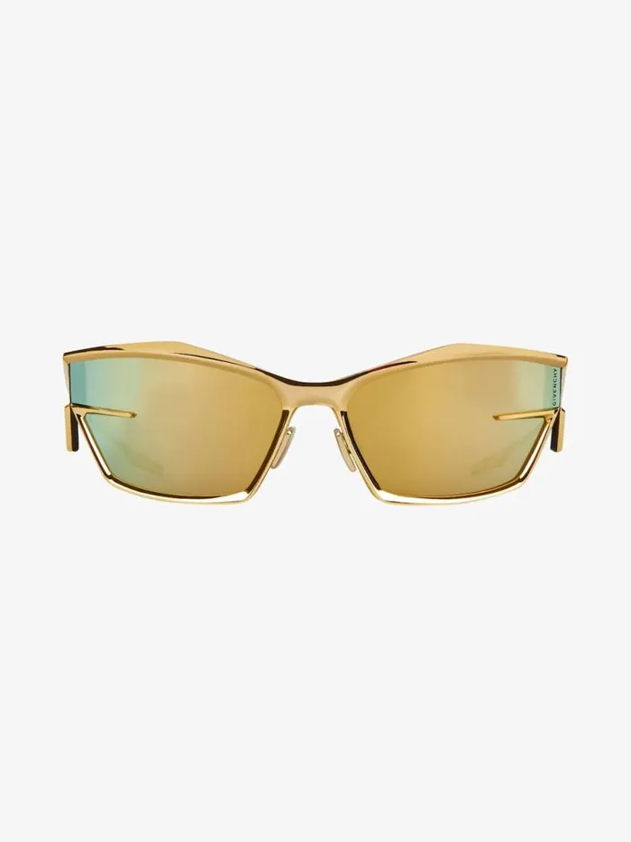 Giv Cut Unisex Sunglasses In Metal Golden WomenMen Givenchy Sunglasses