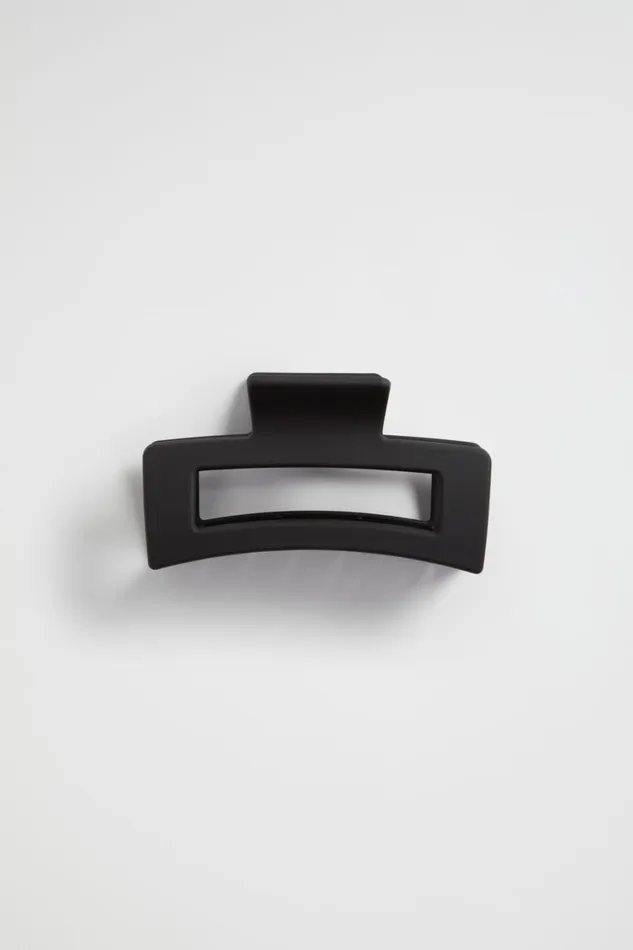 Hair Accessories Woman Seed Heritage Rectangle Hair Claw Black