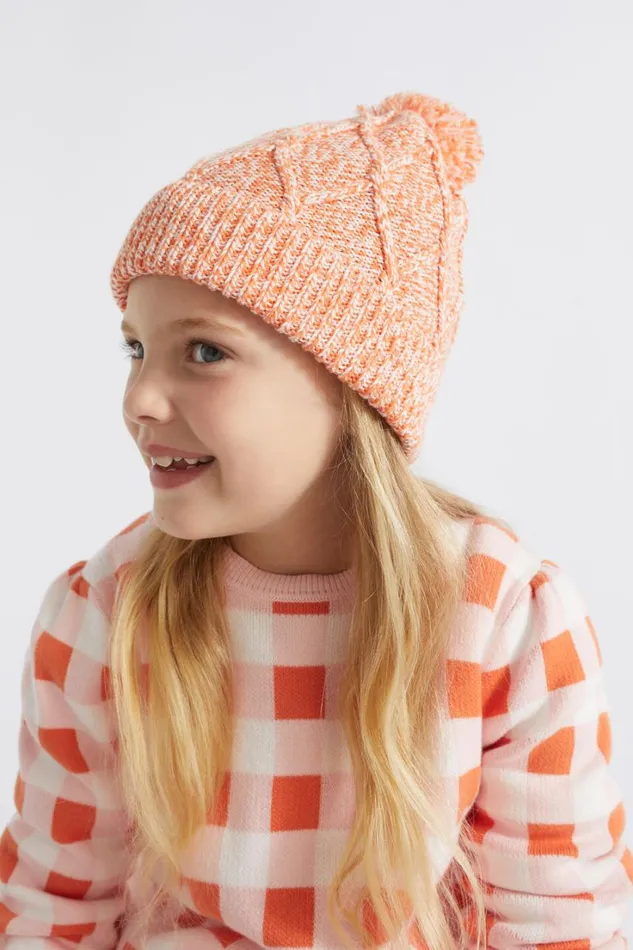 Hats Beanies and Caps Girl Seed Heritage Mix Yarn Beanie Multi