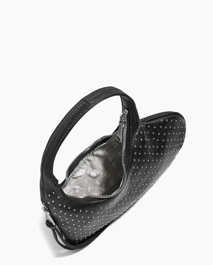 Heart On My Sleeve Handheld Heart Black With Microstuds Women Aimee Kestenberg Clutches