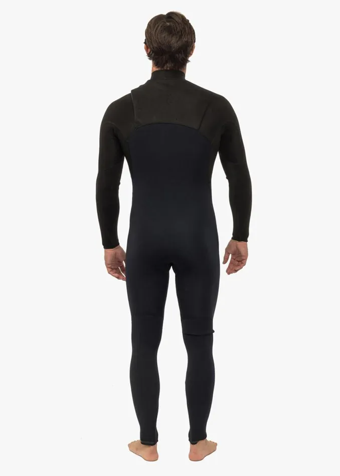High Seas II 43 Full Chest Zip Wetsuit Stealth Men Vissla Wetsuits