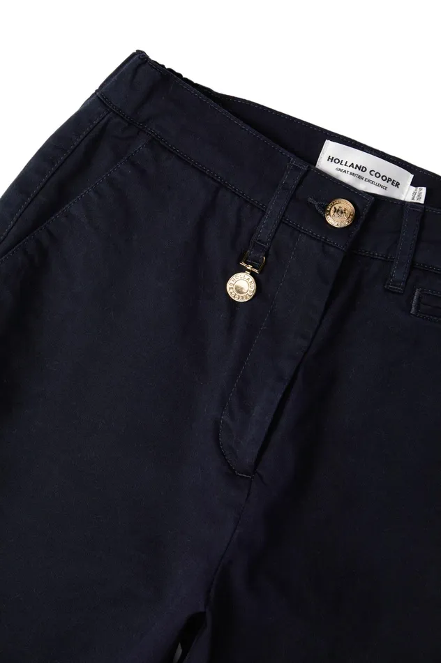 Holland Cooper Arnesby Chino Ink Navy Women Trousers