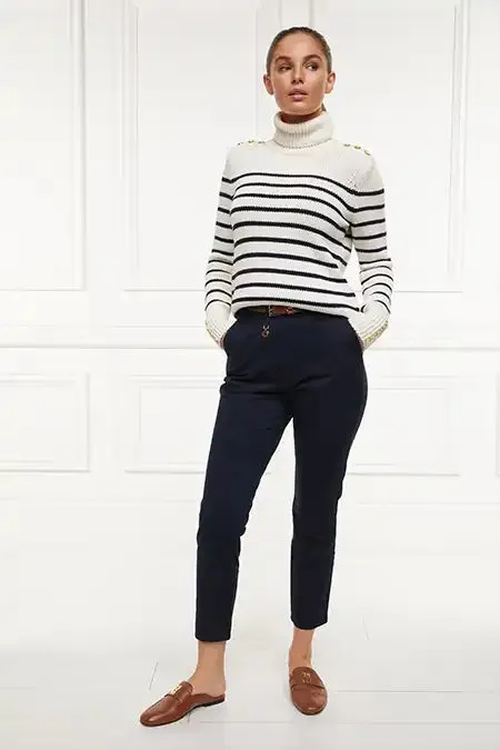 Holland Cooper Arnesby Chino Ink Navy Women Trousers