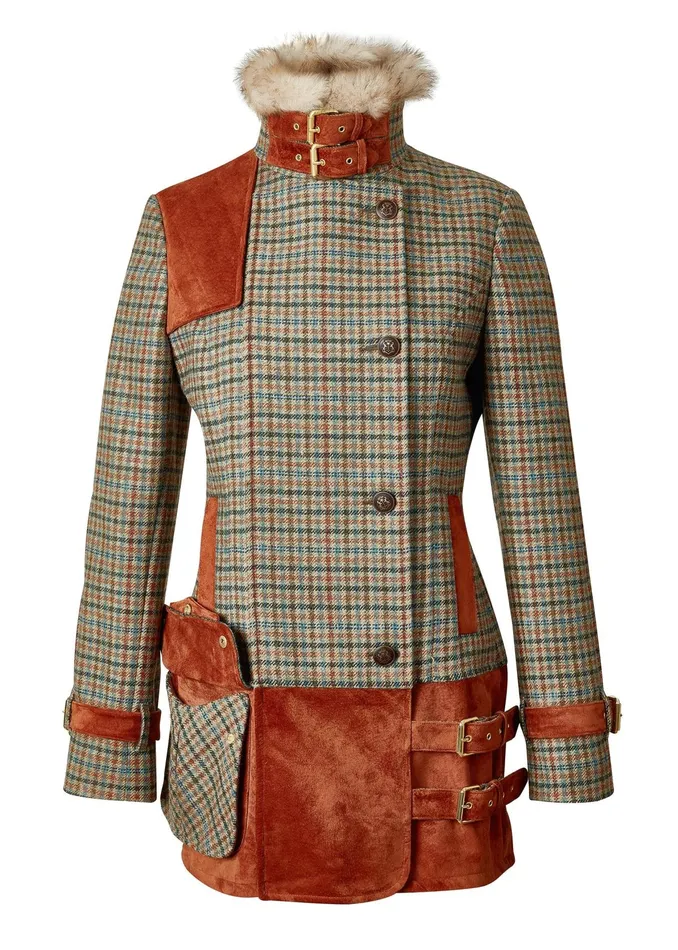 Holland Cooper Balmoral Field Jacket Bredon Tweed Women Tailoring
