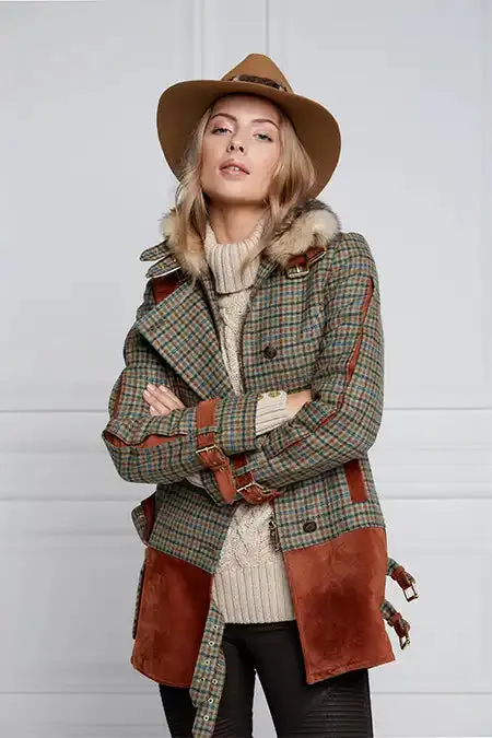 Holland Cooper Balmoral Field Jacket Bredon Tweed Women Tailoring