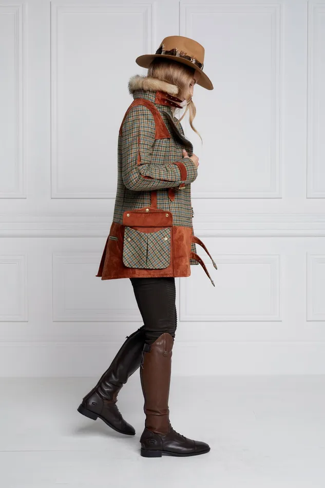 Holland Cooper Balmoral Field Jacket Bredon Tweed Women Tailoring