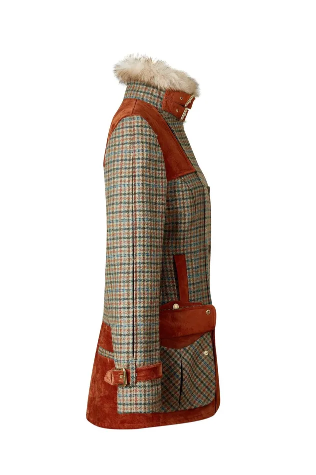 Holland Cooper Balmoral Field Jacket Bredon Tweed Women Tailoring