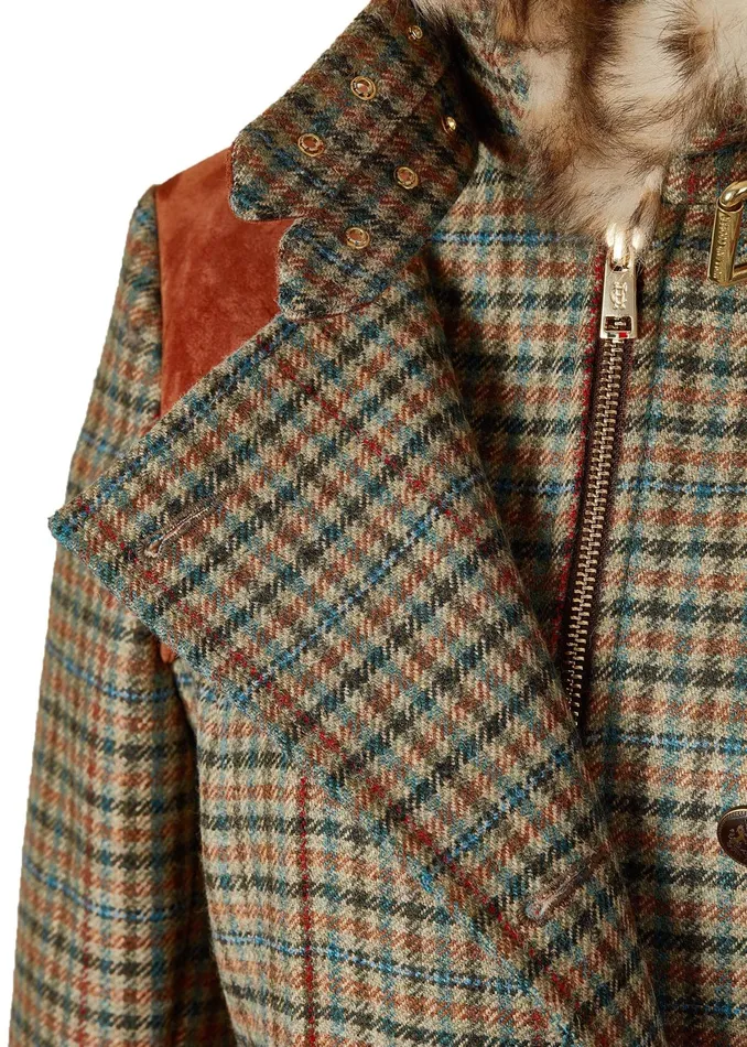 Holland Cooper Balmoral Field Jacket Bredon Tweed Women Tailoring