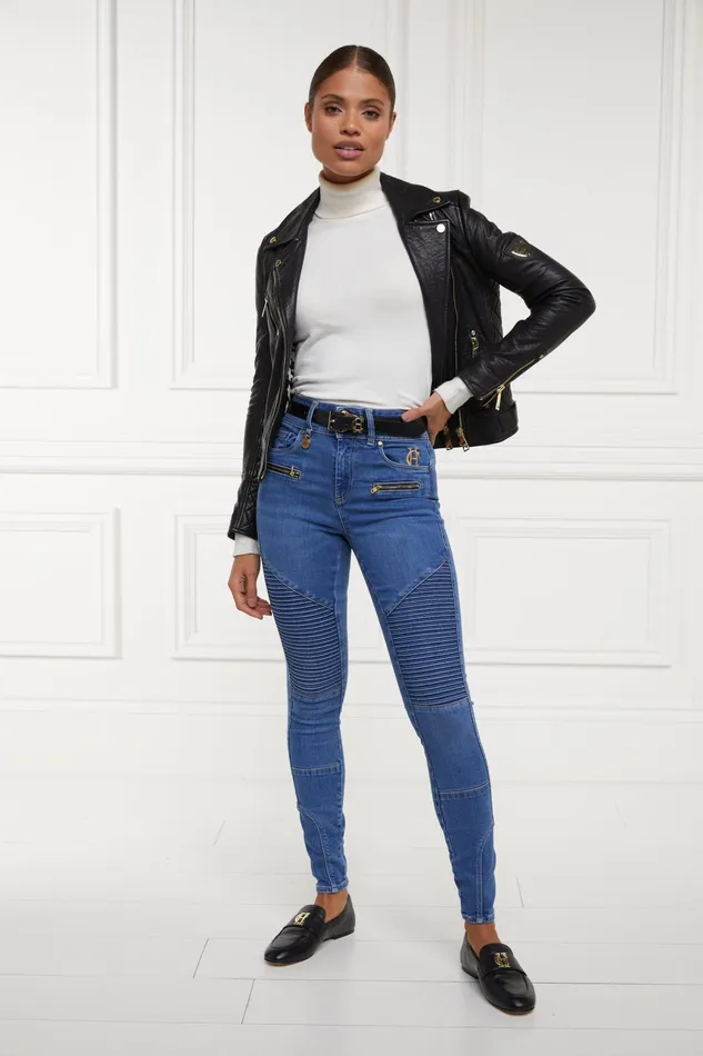 Holland Cooper Biker Jean Denim Women Jeans
