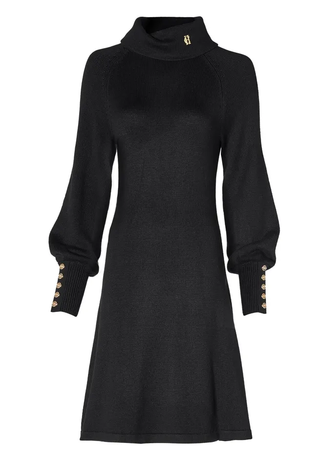 Holland Cooper Chamonix Fit and Flare Dress Black Women Dresses Holland Cooper Chamonix Fit and Flare Dress Black Women Dresses