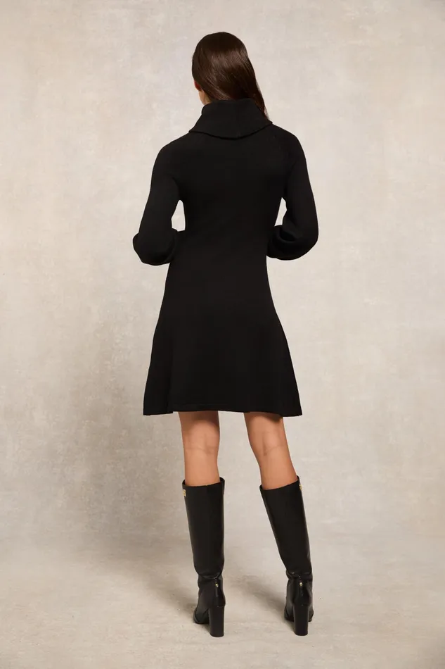 Holland Cooper Chamonix Fit and Flare Dress Black Women Dresses Holland Cooper Chamonix Fit and Flare Dress Black Women Dresses