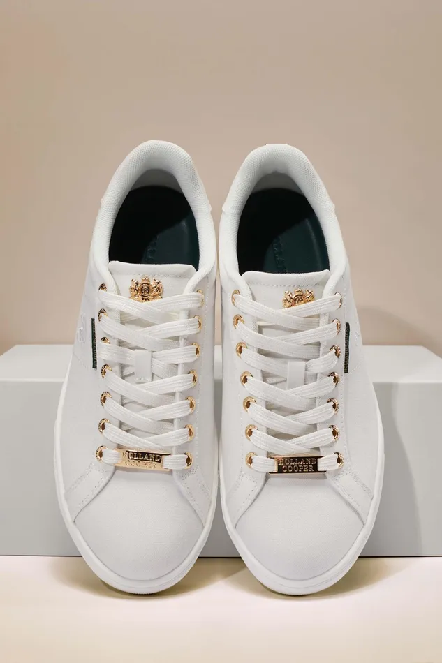 Holland Cooper Chelsea Court Trainer White Women Trainers