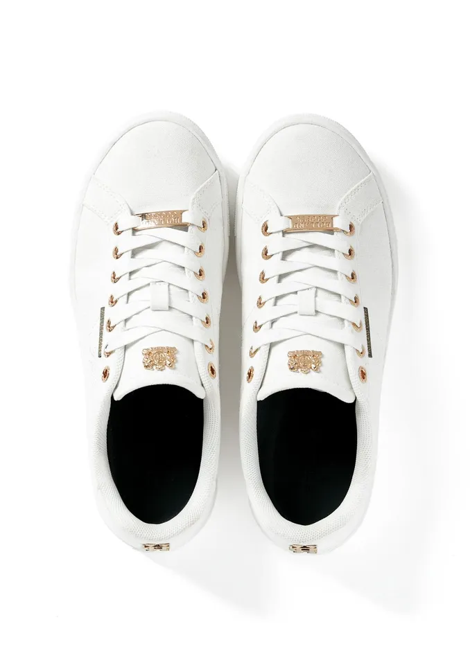 Holland Cooper Chelsea Court Trainer White Women Trainers Holland Cooper Chelsea Court Trainer White Women Trainers