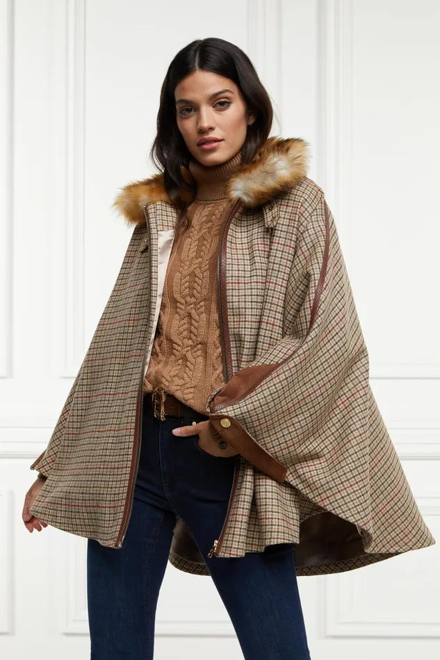 Holland Cooper Chiltern Cape Charlton Tweed Women Capes