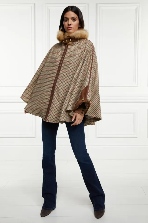 Holland Cooper Chiltern Cape Charlton Tweed Women Capes