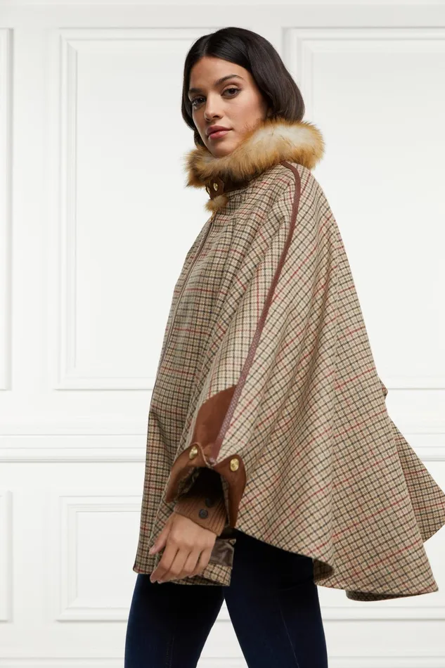 Holland Cooper Chiltern Cape Charlton Tweed Women Capes