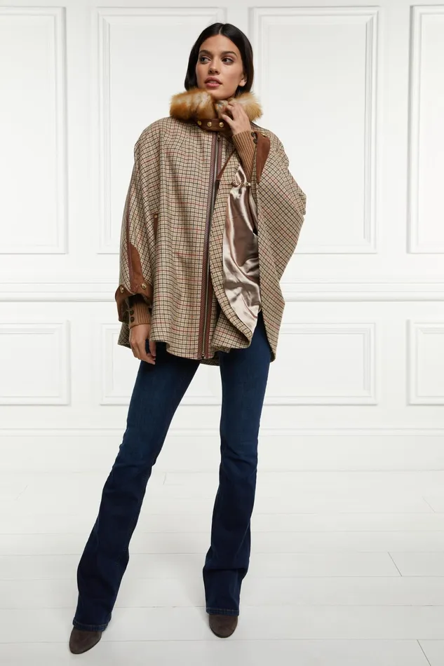 Holland Cooper Chiltern Cape Charlton Tweed Women Capes