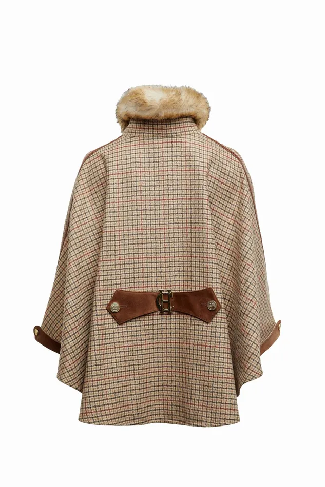Holland Cooper Chiltern Cape Charlton Tweed Women Capes