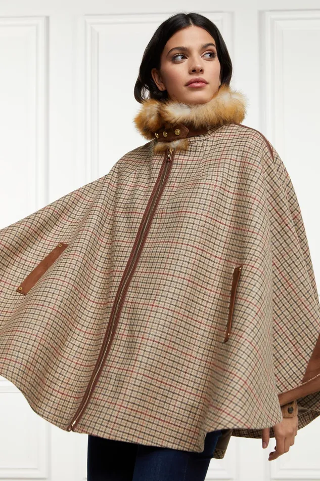 Holland Cooper Chiltern Cape Charlton Tweed Women Capes