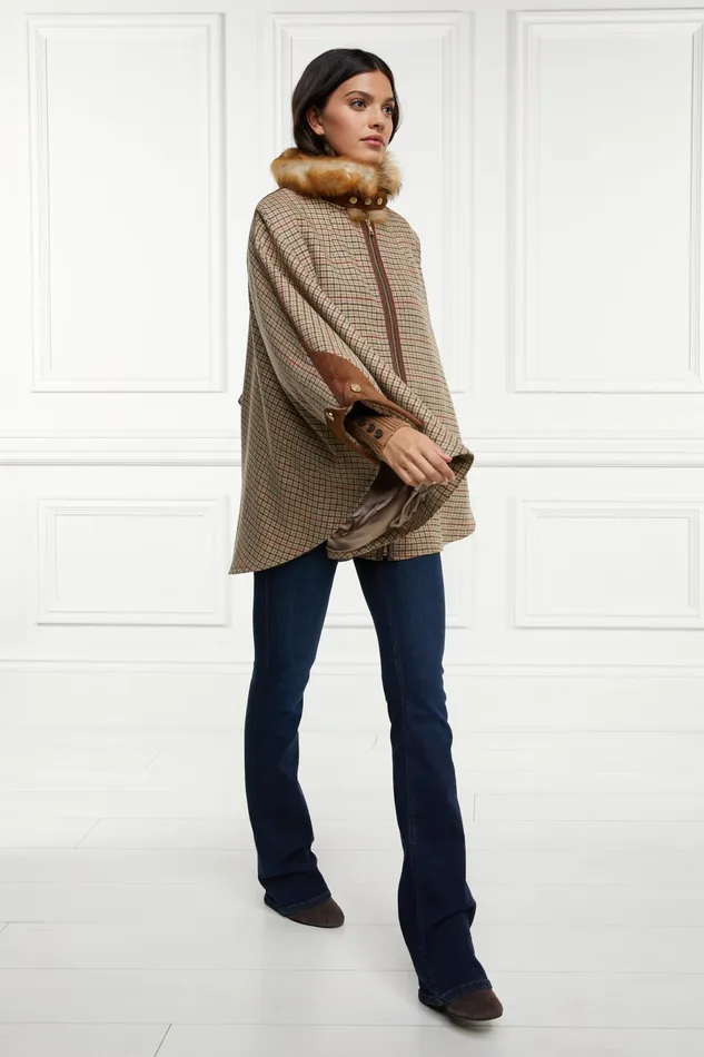 Holland Cooper Chiltern Cape Charlton Tweed Women Capes