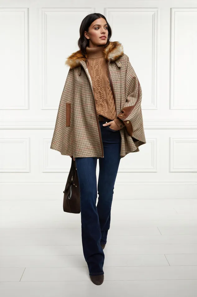 Holland Cooper Chiltern Cape Charlton Tweed Women Capes