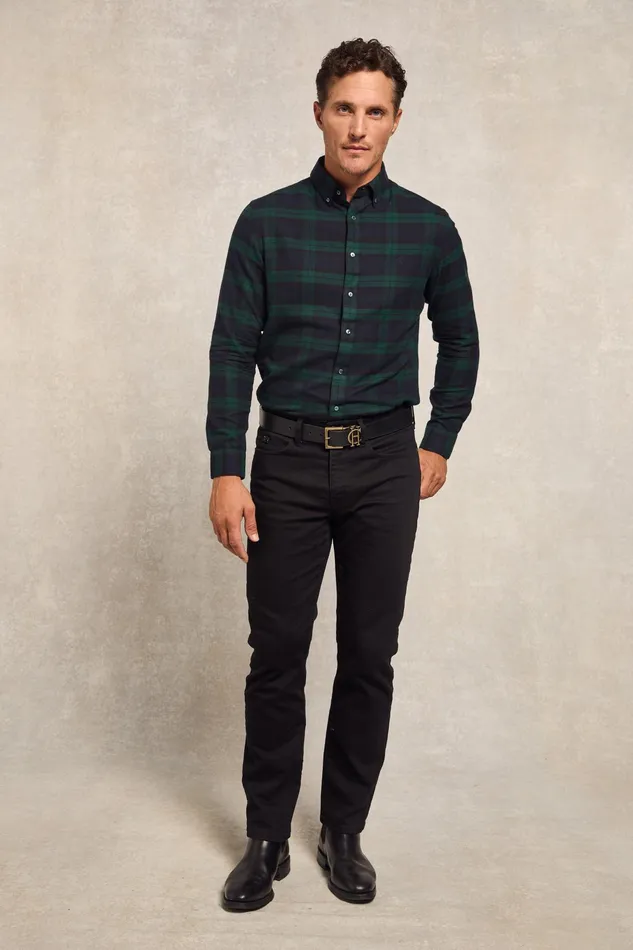 Holland Cooper Classic Button Down Shirt Blackwatch Men Shirts